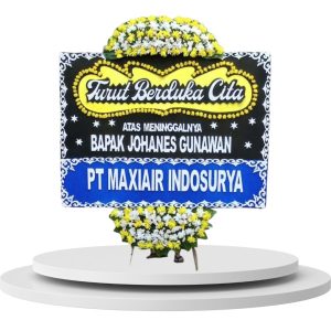 Bunga Papan Duka Cita 1,5m X 2m 3 Jambul
