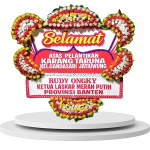 Bunga Papan Pelantikan 1,5m X 2m Keliling Bunga