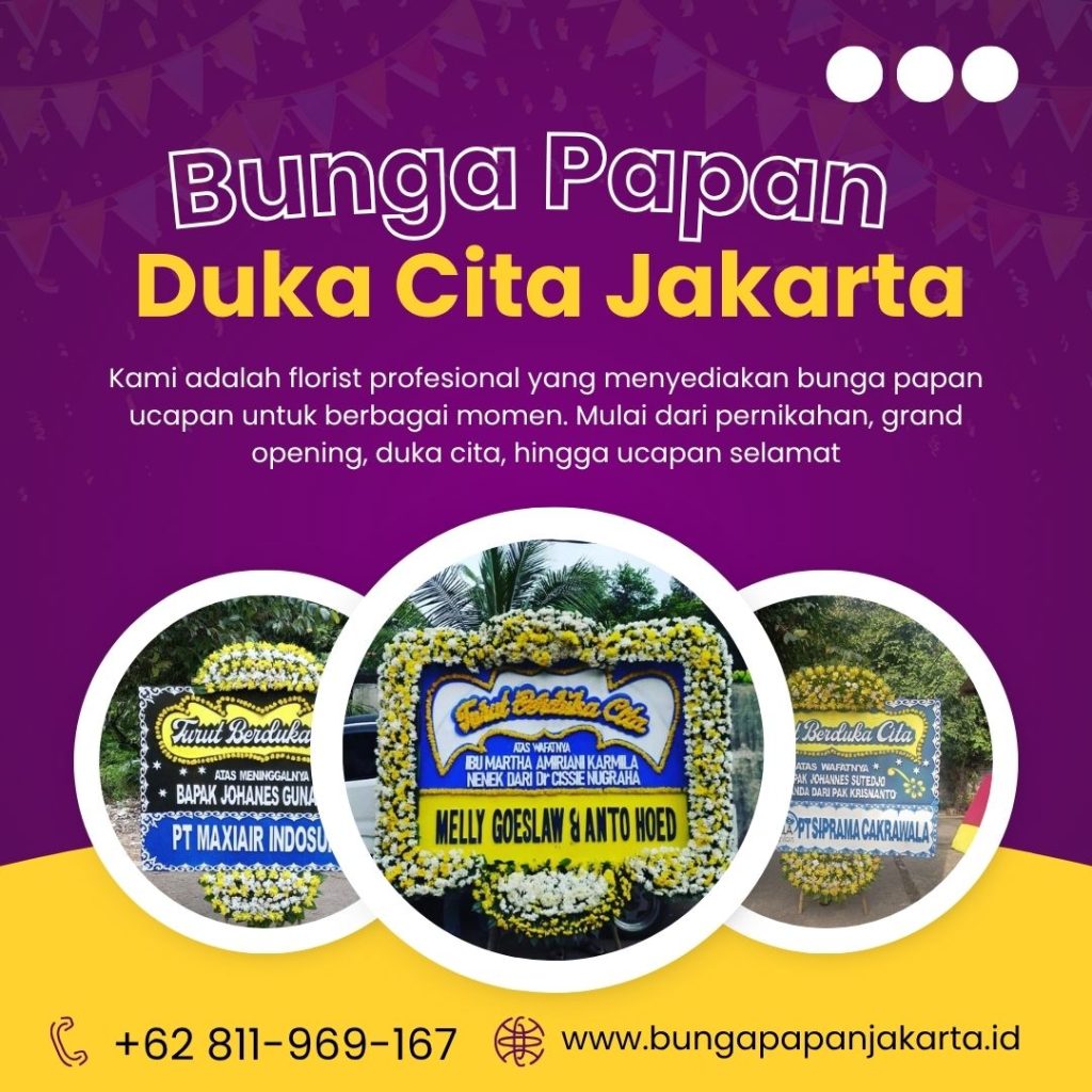 Bunga Papan Duka Cita Jakarta