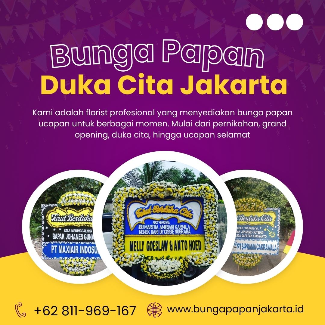 Bunga Papan Duka Cita Jakarta