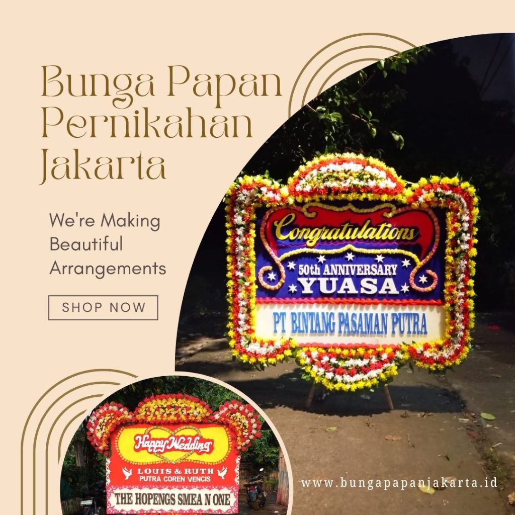 Bunga Papan Pernikahan Jakarta