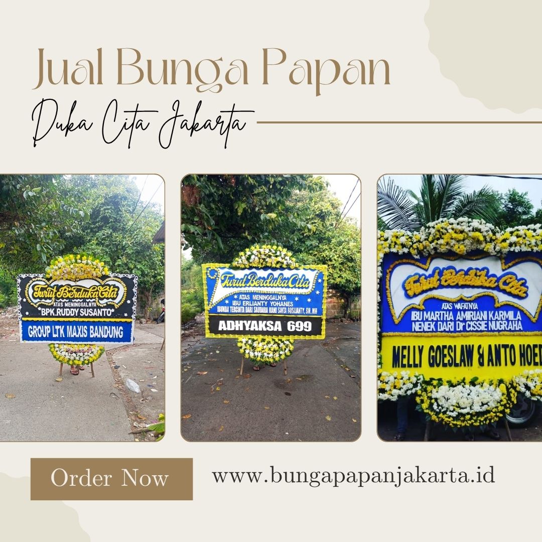 Jual Bunga Papan Duka Cita Jakarta