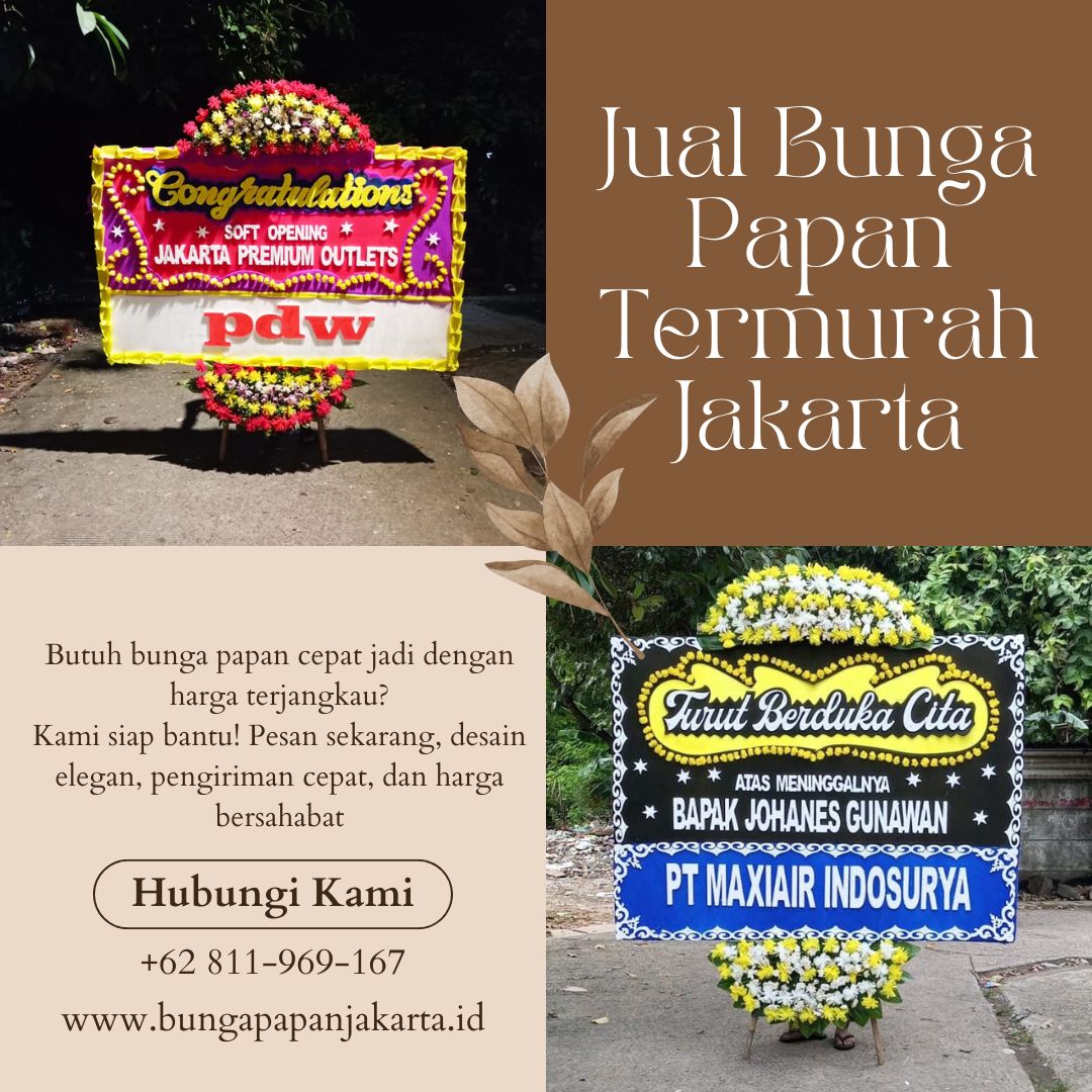 Jual Bunga Papan Termurah Jakarta
