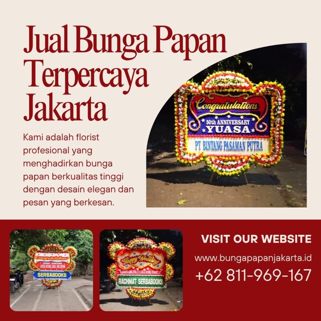 Jual Bunga Papan Terpercaya Jakarta