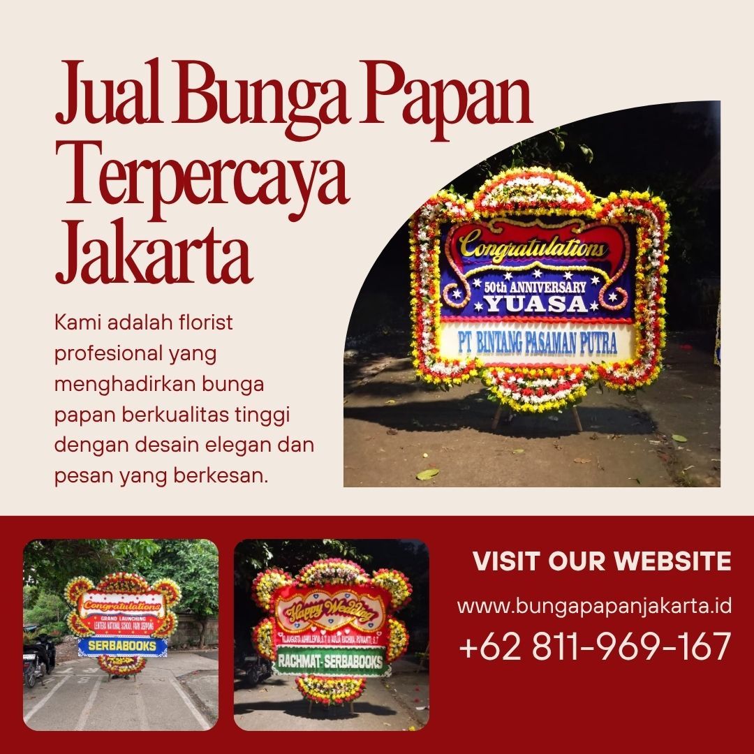 Jual Bunga Papan Terpercaya Jakarta