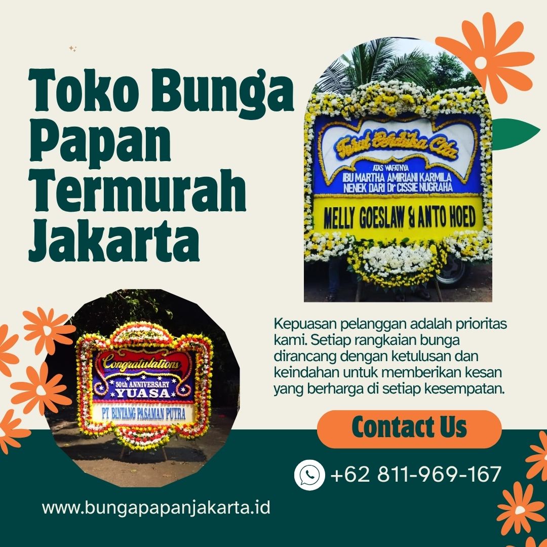 Toko Bunga Papan Termurah Jakarta