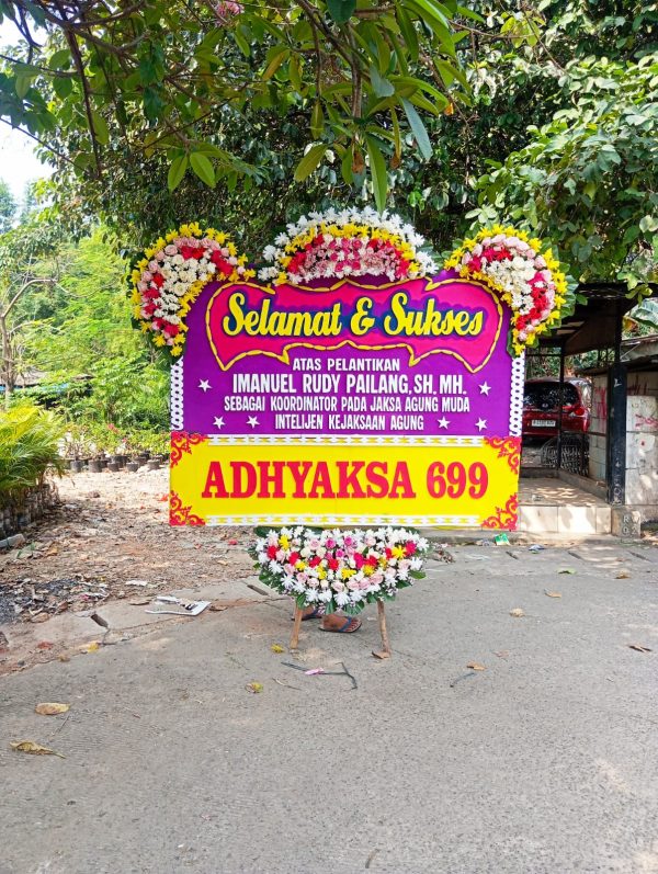 Bunga Papan Serah Terima Jabatan 1,5m X 4m - Image 2