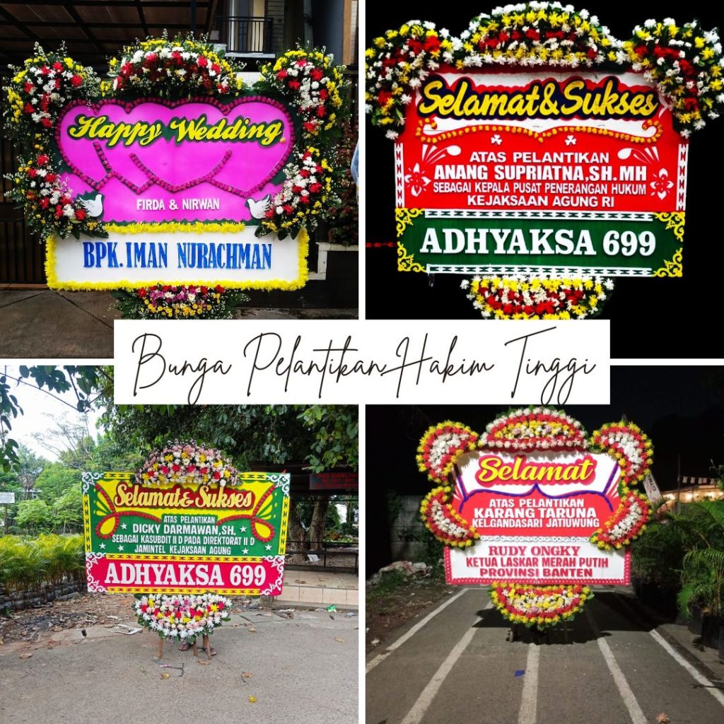 Bunga Pelantikan Hakim Tinggi