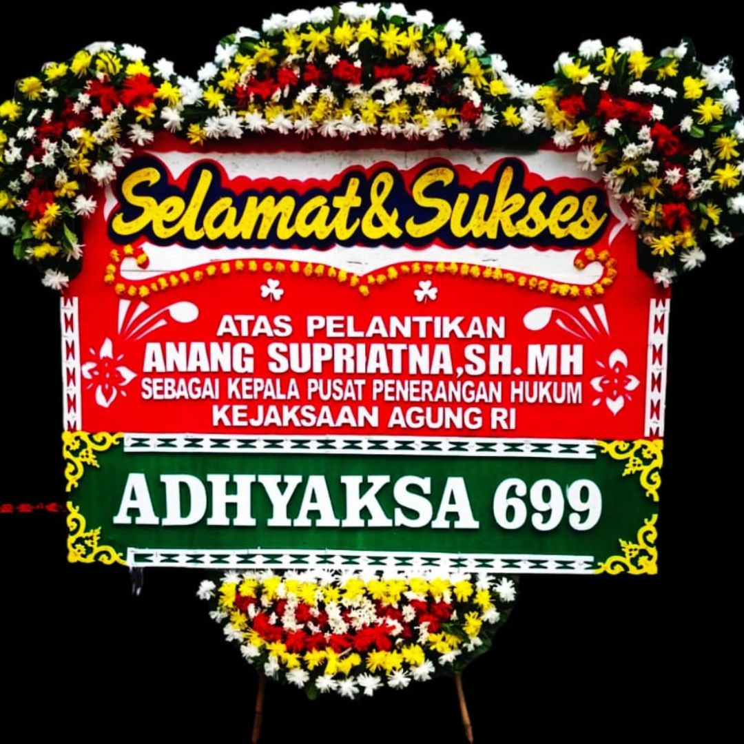 Bunga Pelantikan Kejaksaan Negeri