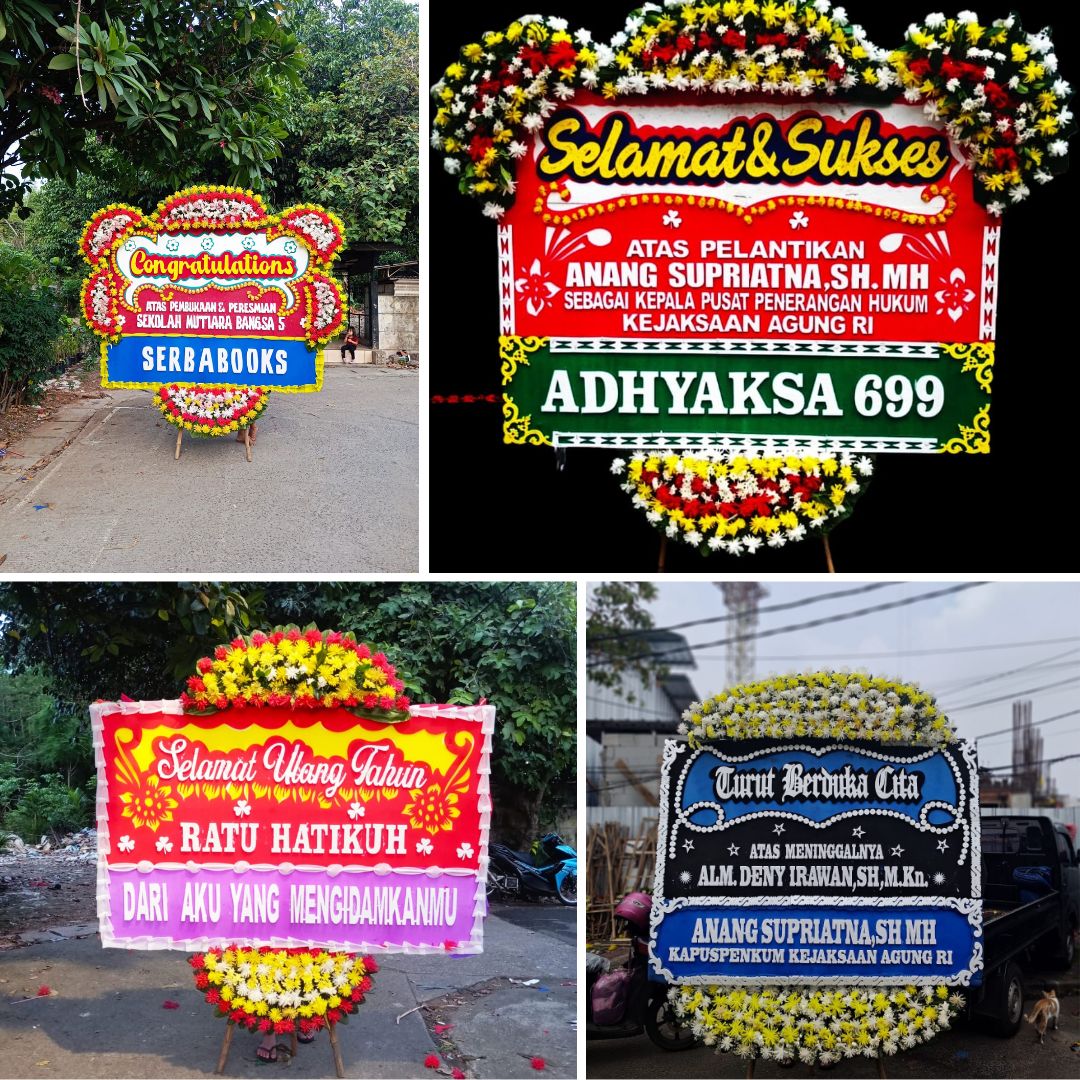 Bunga Pelantikan Ketua Pengadilan